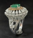Fancy Emerald Cocktail Ring