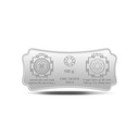 MMTC-PAMP Laxmi Ganesha (999.9) 100gm Color Silver Coin