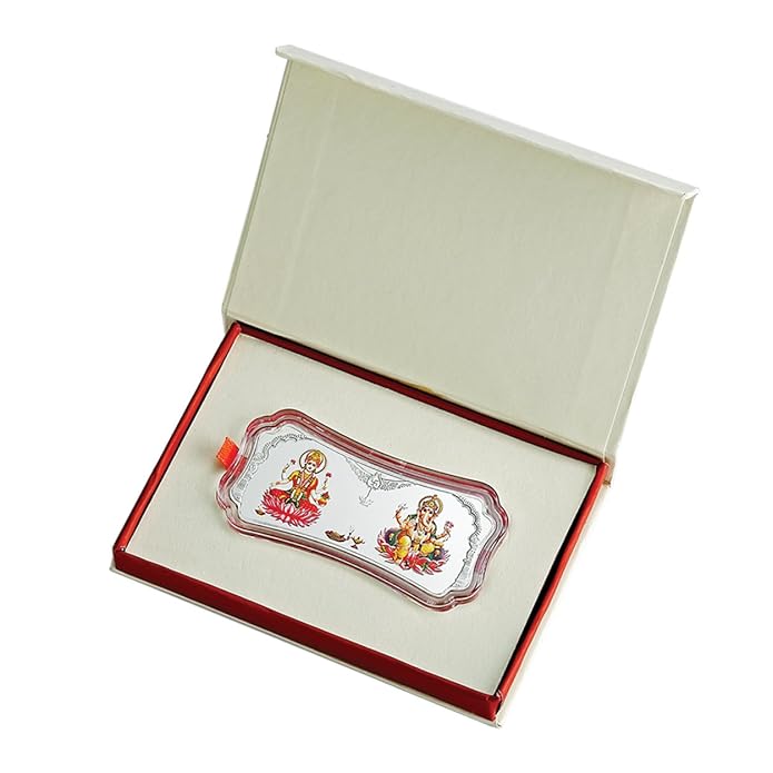 MMTC-PAMP Laxmi Ganesha (999.9) 100gm Color Silver Coin