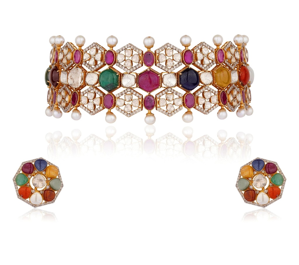 POLKI CHOKER SET