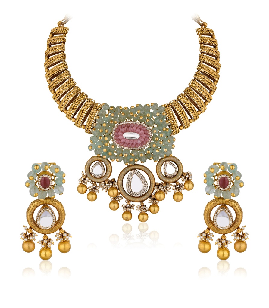 Gold Necklace Set
