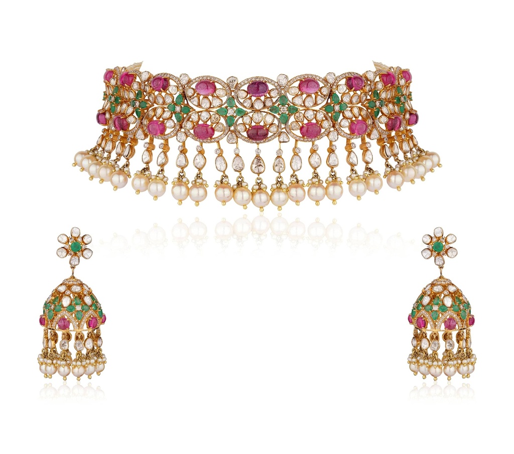 POLKI CHOKER SET