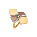 Tri Color Gold Ring