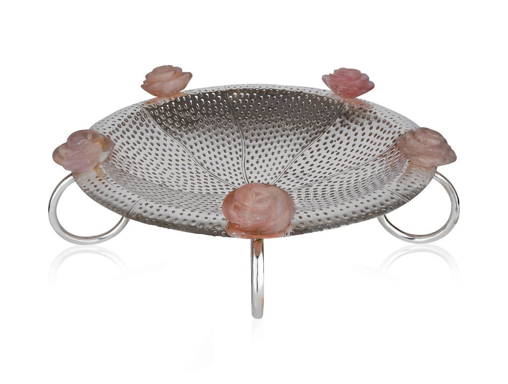 Rose Quartz Fancy Bowl