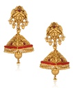 Gold Temple Earring