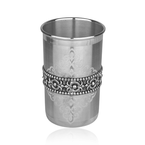 Silver Atq Glass