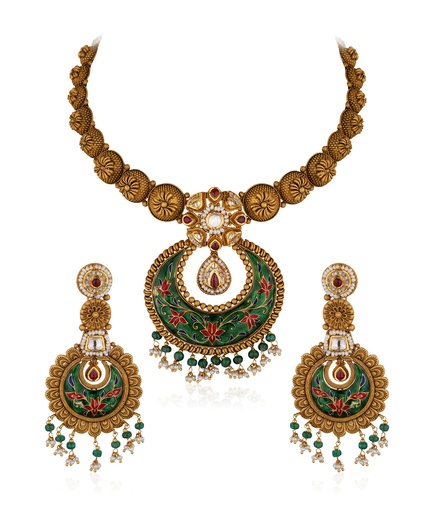 Gold Necklace Set