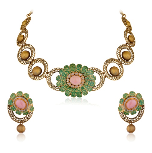 Gold Necklace Set