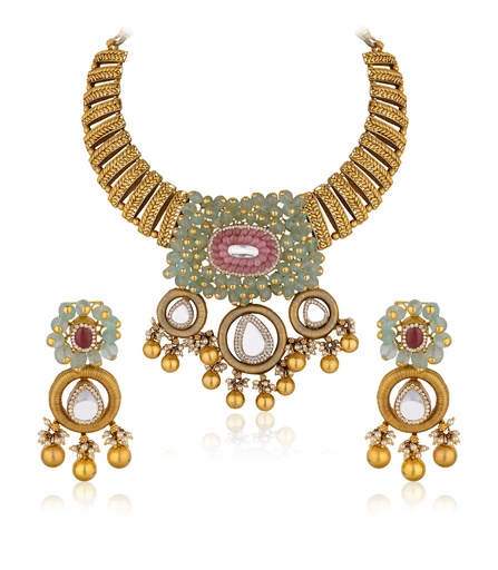 Gold Necklace Set