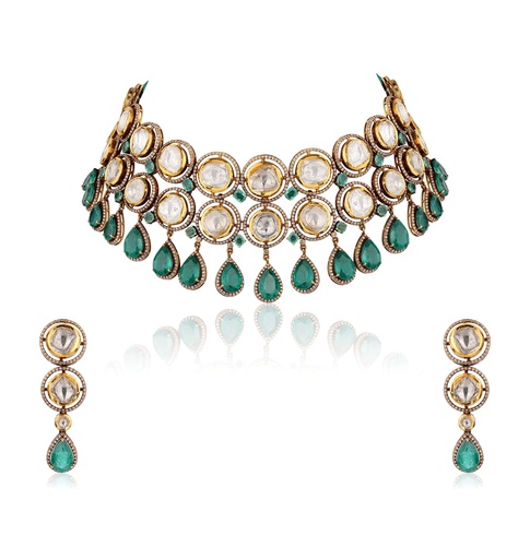 POLKI CHOKER SET