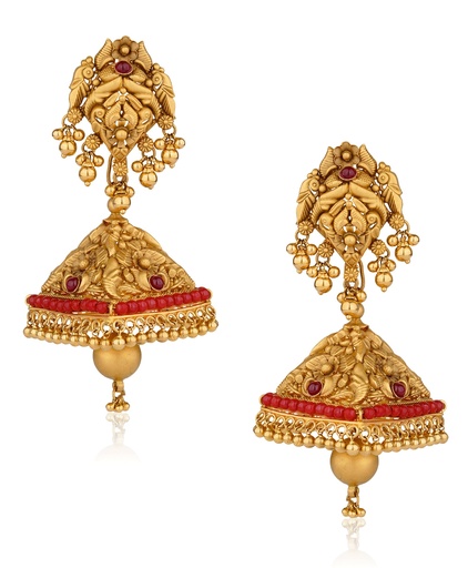 Gold Temple Earring