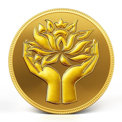 MMTC-PAMP Lotus (999.9) 0.5gm Gold Coin